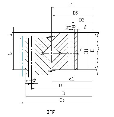 HJ系列外齿型回转支承