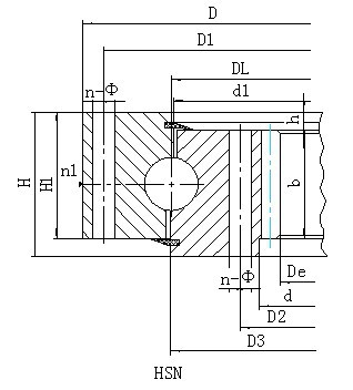 HS系列内齿型回转支承
